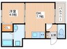 STcourt黒原城内町 1DKの間取り
