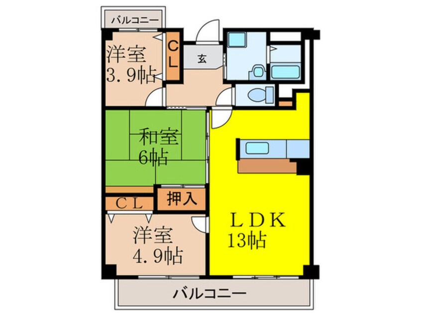 間取図 コジープレース