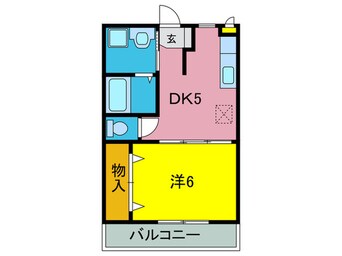 間取図 カ－サ・フィオ－レⅡ