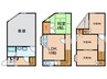 豊里7丁目戸建て 4LDKの間取り