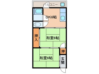 間取図 第二久堀荘