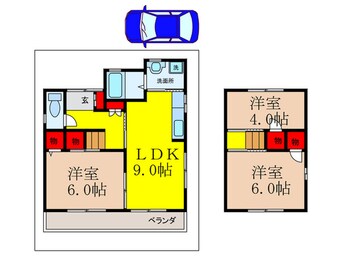 間取図 五十鈴町貸家