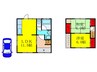 五十鈴町貸家 2LDKの間取り