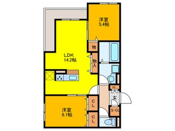 間取図 ロイヤルクレヴィア
