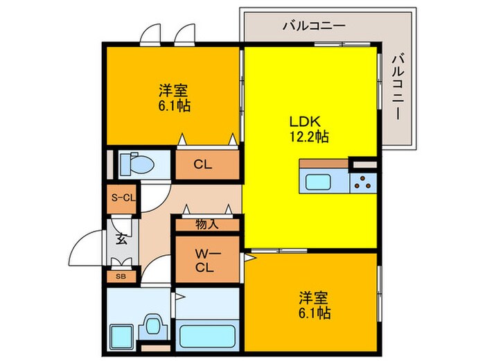 間取り図 ロイヤルクレヴィア