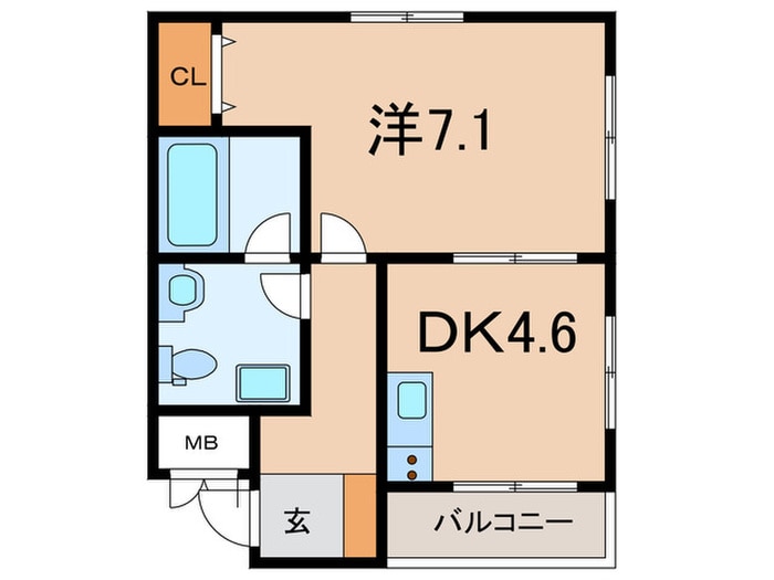 間取り図 リライアンス明石弐番館