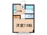 田中マンション 1Kの間取り