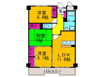 間取図 コモド