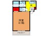 仮)八雲東町マンション 1Kの間取り