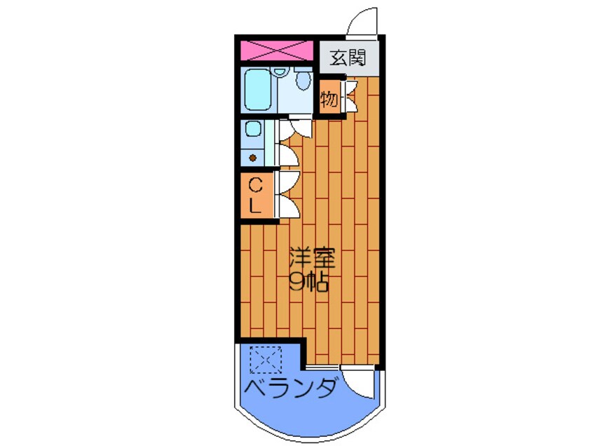 間取図 ル・メトロ