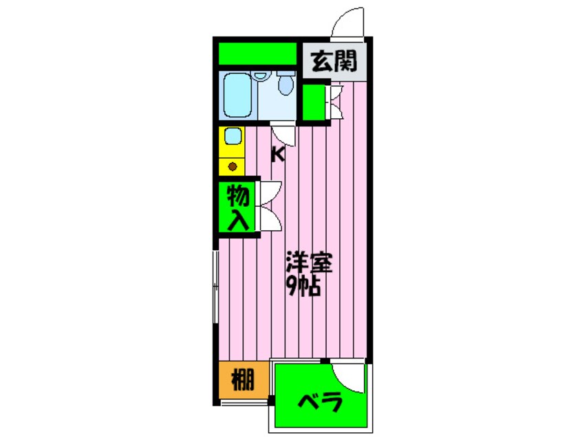 間取図 ル・メトロ