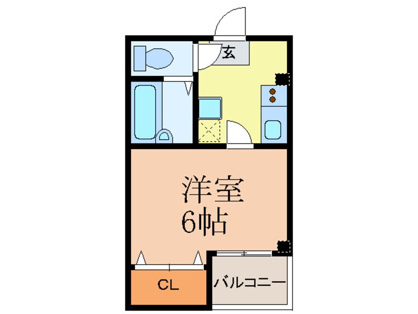 間取図 レバンガ江坂AP