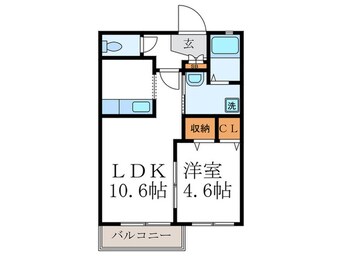 間取図 サンパティック御陵