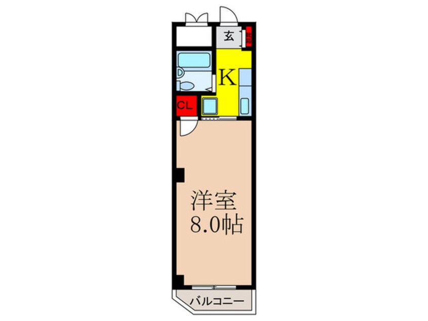 間取図 ﾕｰﾄﾋﾟｱｽｴﾋﾛ