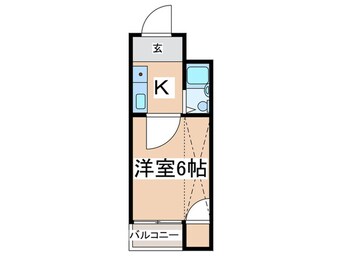 間取図 アパートメント住之江