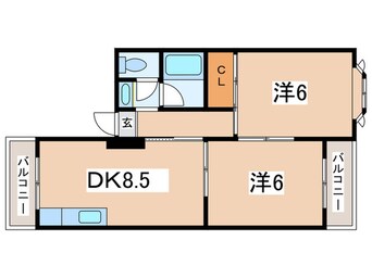 間取図 CASA BIANCA