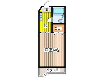 間取図 アベニ－ル京橋