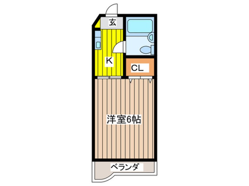間取図 アベニ－ル京橋
