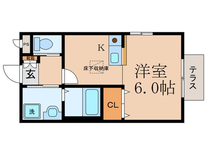 間取り図 フロ－ラ小野