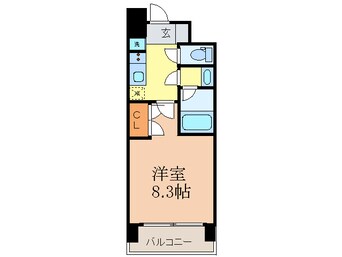 間取図 パークフラッツ江坂