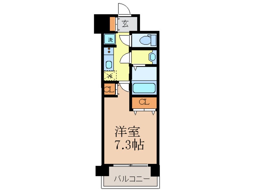 間取図 パークフラッツ江坂