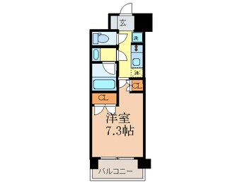 間取図 パークフラッツ江坂