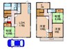 枚方市西船橋1丁目戸建 4LDK+Sの間取り