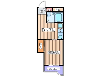 間取図 プラザ大淀