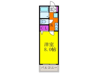 間取図 ベルアージュ末広