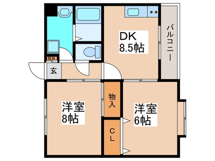 間取り図 Loiseau Bleu 平野