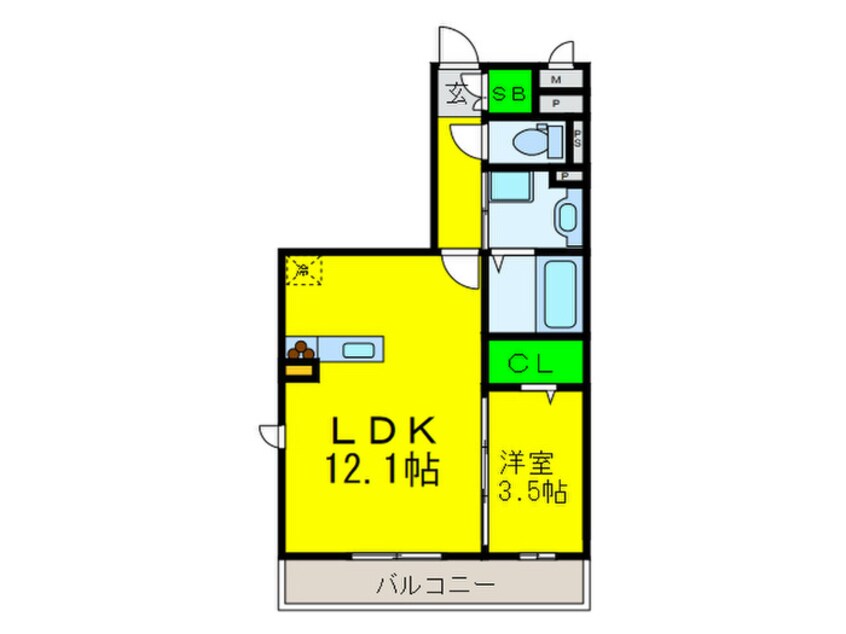 間取図 グラン　ジュテ