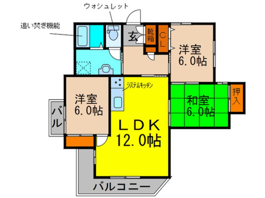 間取図 アビタグランデ