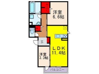 間取図 ボヌール