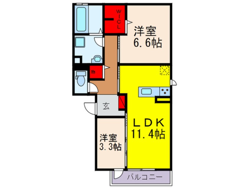 間取図 ボヌール