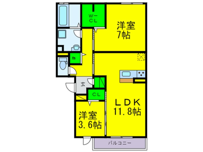 間取図 ボヌール
