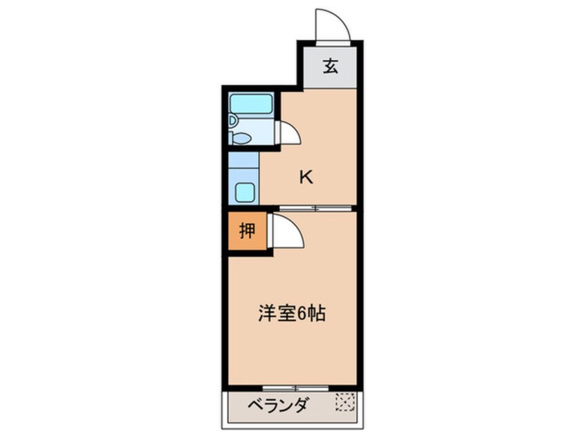 間取図 シャルム天満