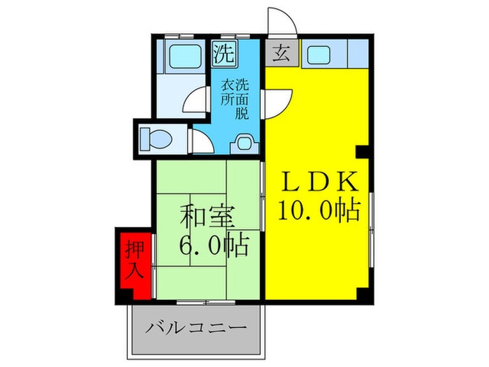 間取り図 三恵 吹田ハイツ