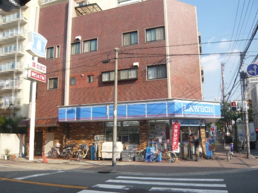 ローソン関目6丁目店(コンビニ)まで450m 田代マンション