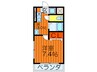 Ｍプラザ香里参番館 1Kの間取り
