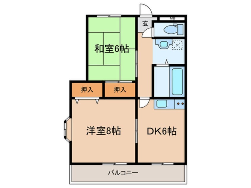 間取図 ジョイ塚口