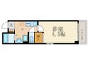 押おいけ 1Kの間取り