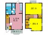 サニ－コ－ト 2LDKの間取り