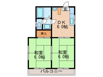 間取図 タウニイ・塚本Ⅱ