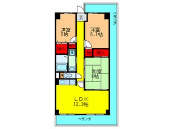 間取図 サンファ－スト京橋