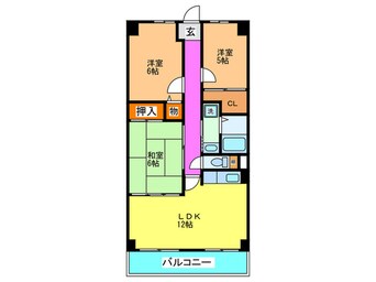 間取図 サンファ－スト京橋