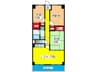 サンファ－スト京橋 3LDKの間取り