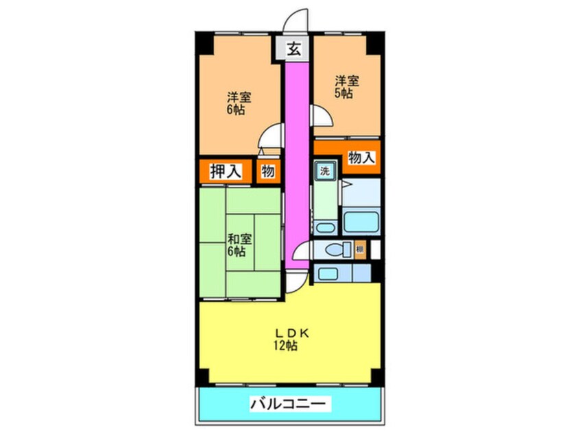 間取図 サンファ－スト京橋