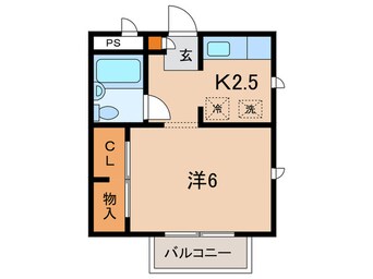 間取図 アメニティ東園田