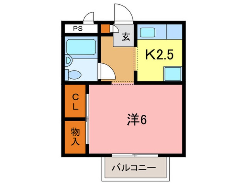 間取図 アメニティ東園田