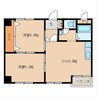 芦屋野村ビル 2DKの間取り
